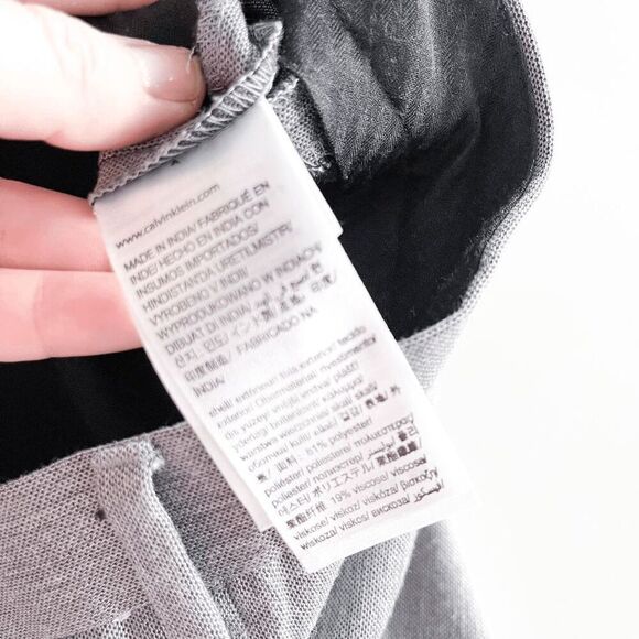 Calvin Klein Mens Flat Front Mid-rise Straight Fit Dress Pants Light Gray 38 - Picture 5 of 9